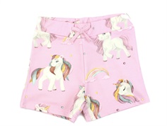 Name It parfait pink unicorn sweatshorts